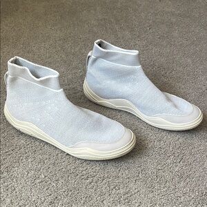Lanvin neutral sock sneakers